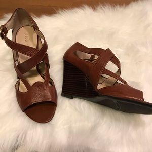 Franco Sarto Glazer Leather Wedge